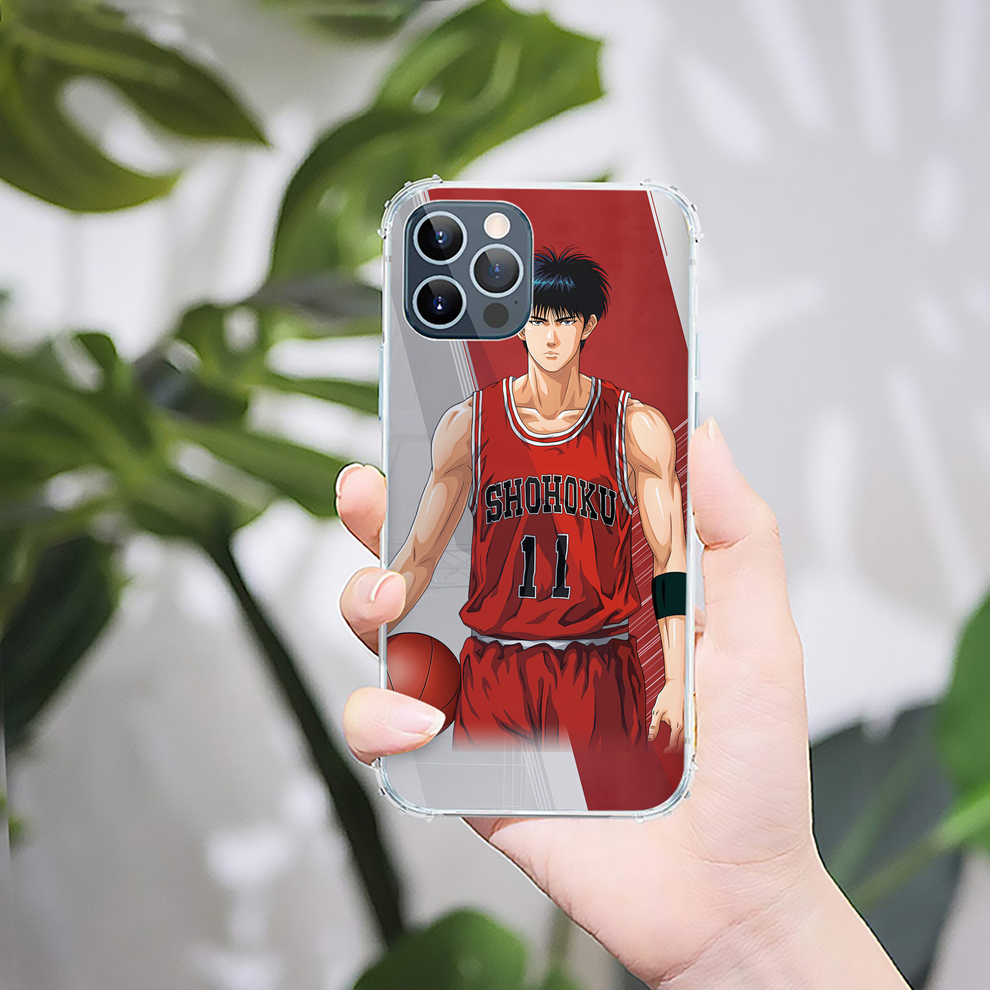 （画像用） SLAM DUNK／スラムダンク 【iPhone 12シリーズ対応】透明スマホケース（クリアソフトケース）